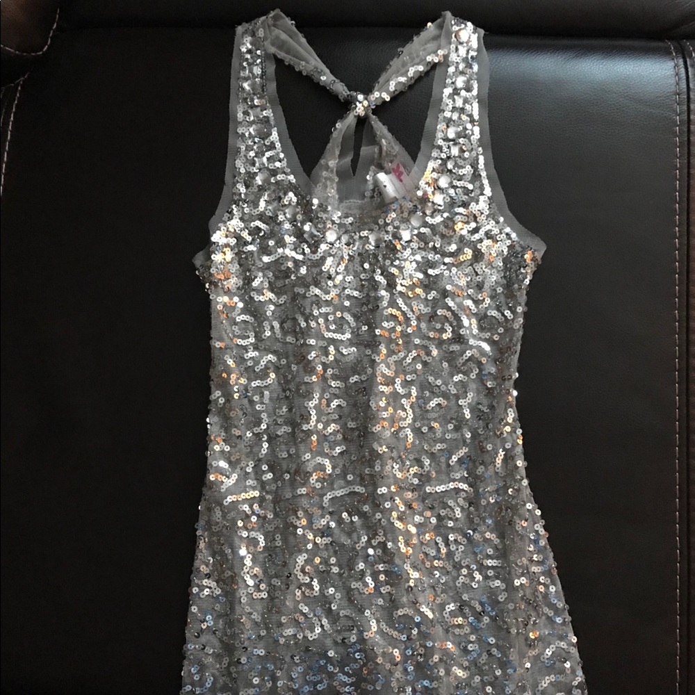 Dressy sequined top